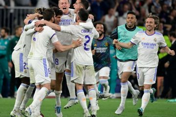 Ligue des champions: le Real Madrid élimine Manchester City et se qualifie pour la finale