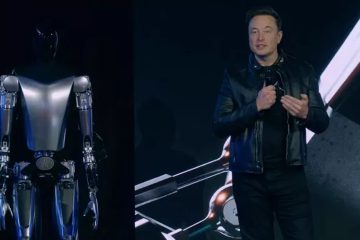 Elon Musk présente le prototype de son robot humanoïde Optimus