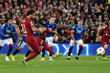 Ligue des champions: triplé de Salah et retour en avant d’Osimhen