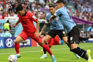 L’Uruguay et la Corée du Sud se sont quittés sur un match nul (0-0)