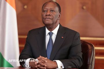 Alassane Ouattara expose les réalisations de son gouvernement devant le Parlement ivoirien réuni en Congrès