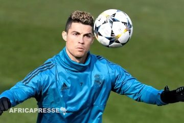 Cristiano Ronaldo s’entraîne à Madrid