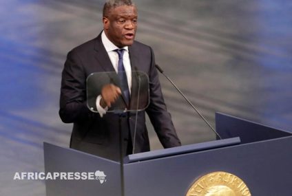 Vatican: Denis Mukwege, prix Nobel de la paix, reçu par le pape François