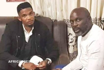 CAN 2025: le duel à distance entre Samuel Eto’o et George Weah !