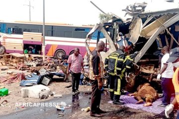 Deux autocars se percutent en Côte d’Ivoire, 14 morts