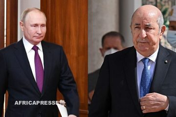 Le président algérien se rendra en Russie pour rencontrer Vladimir Poutine en mai
