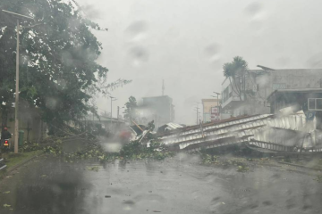 Libreville soufflée par un violent orage