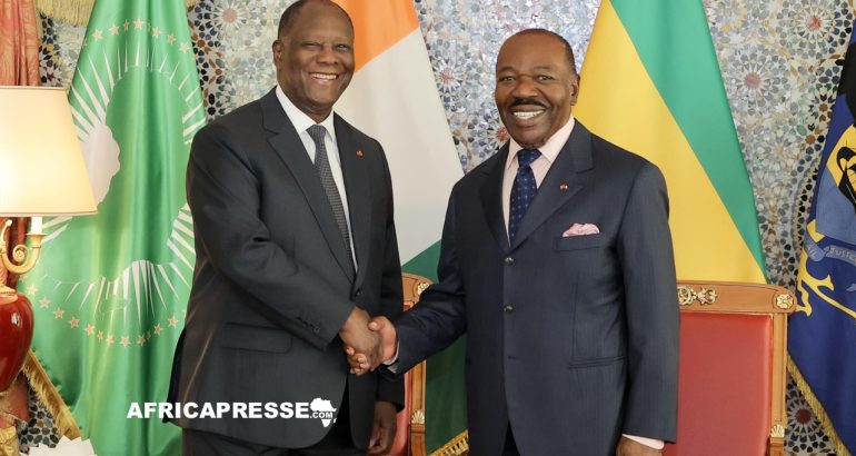 Alassane Ouattara et Ali Bongo Ondimba