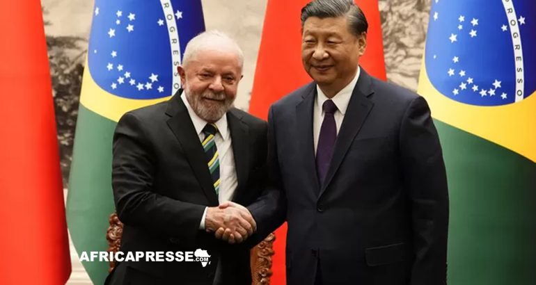 Luiz Inacio Lula da et Xi Jinping