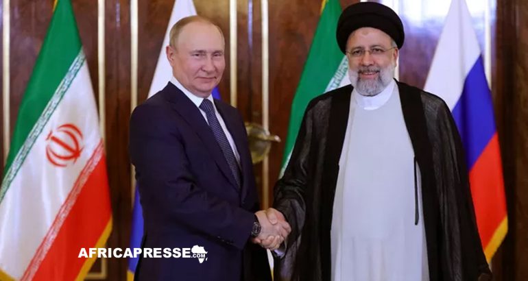 Vladimir Poutine et Ebrahim Raissi