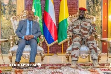 Visite officielle du président comorien en Guinée : Un soutien de l’UA à la transition politique