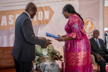 La Camerounaise Jacqueline Nkembe Adiaba, la nouvelle présidente de la Cosumaf prend fonction