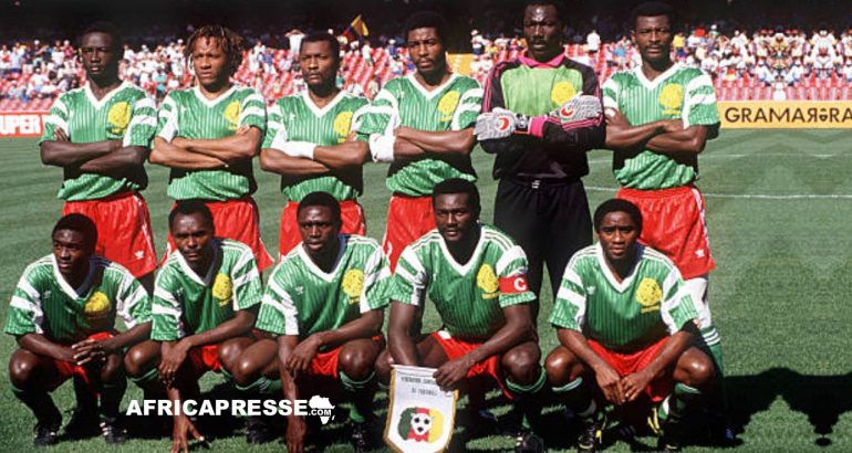 Lions Indomptables du Cameroun a la Coupe du monde 1990