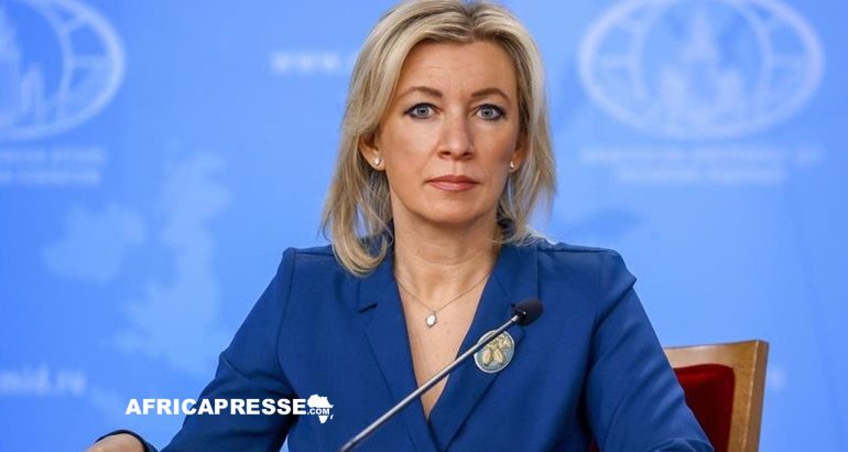 La porte-parole de la diplomatie russe, Maria Zakharova