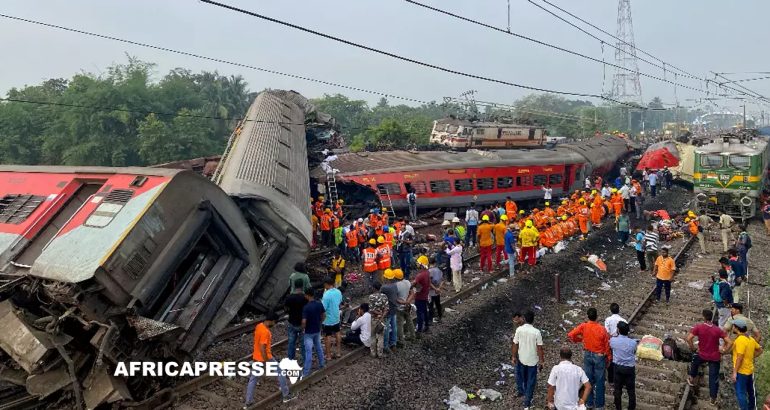 accident de train en inde