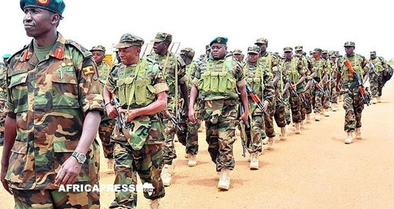 contingent ougandais de la force est-africaine en RDC