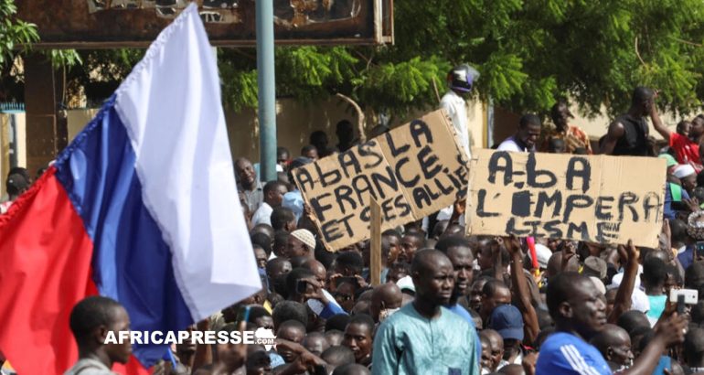 Manifestations Niamey, Niger, on 30 July 2023