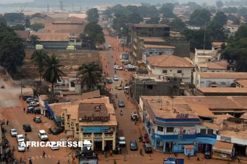 Manifestation en Centrafrique pour la levée de l’immunité parlementaire des opposants, la Jeunesse mobilisée pour défendre la souveraineté nationale