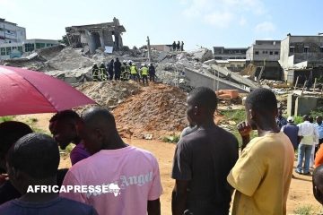 Nouvelle tragédie à Abidjan : Un immeuble en construction s’effondre, faisant plusieurs victimes