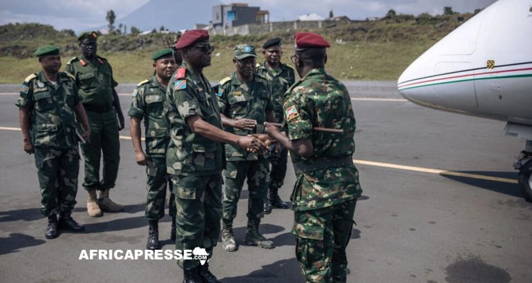 militaires congolais de la force régionale