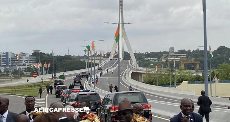 Le pont Alassane Ouattara a été inauguré le 12 août 2023