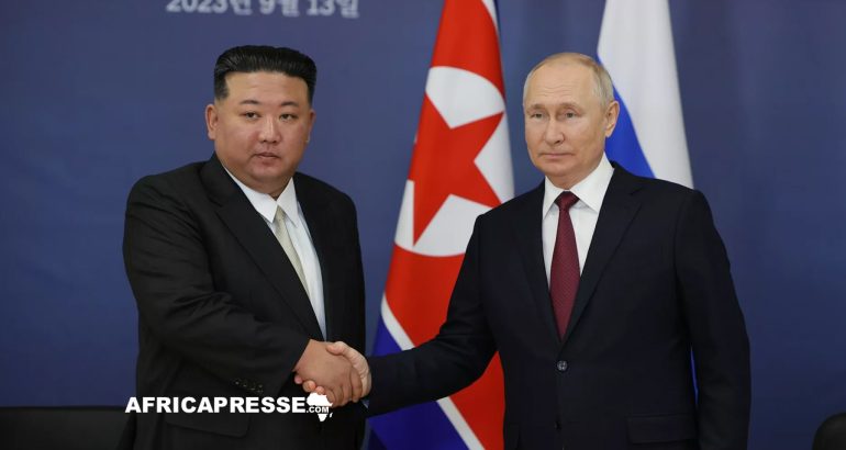 Kim Jong-un et Vladimir Poutine