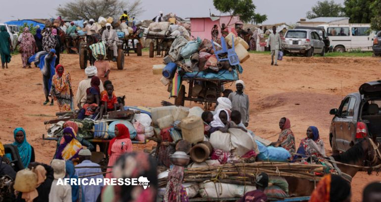 L'afflux de réfugiés soudanais au Tchad