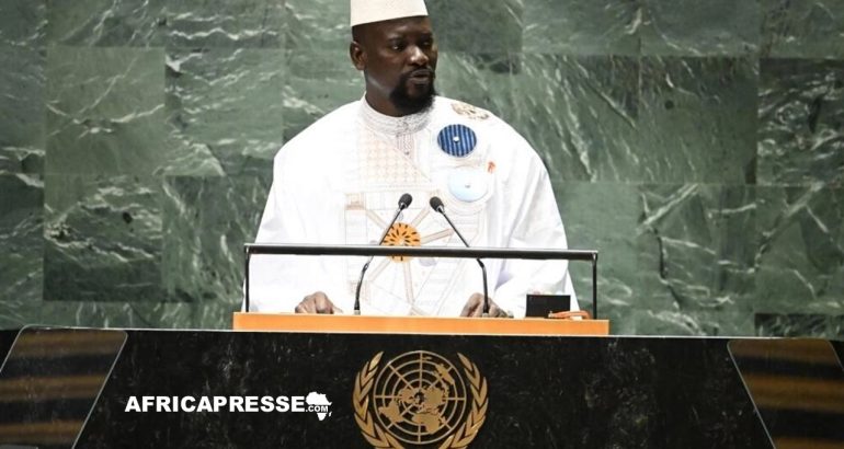 ONU : Le Président guinéen Doumbouya défend la souveraineté africaine face à l’ingérence de la CEDEAO
