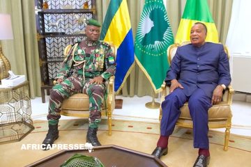 Denis Sassou-Nguesso reçoit le président de la transition gabonaise le général Brice Clotaire Oligui Nguema
