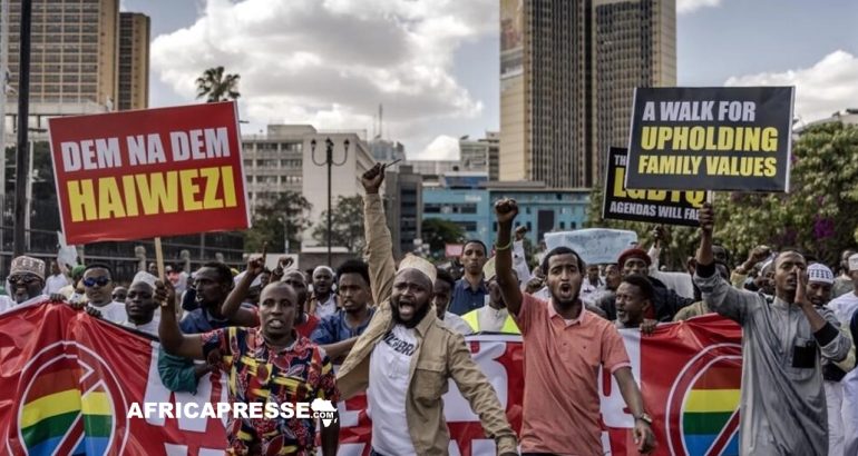Kenya manifestation contre LGBTQ