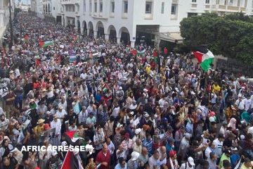 Maroc : Une marée humaine à Rabat en solidarité avec la Palestine