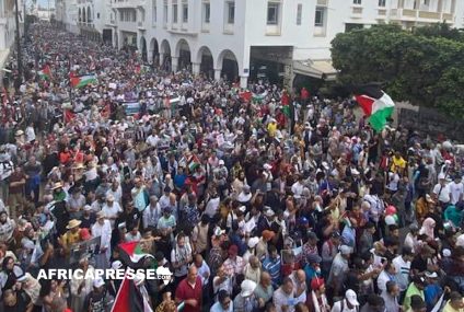 Maroc : Une marée humaine à Rabat en solidarité avec la Palestine