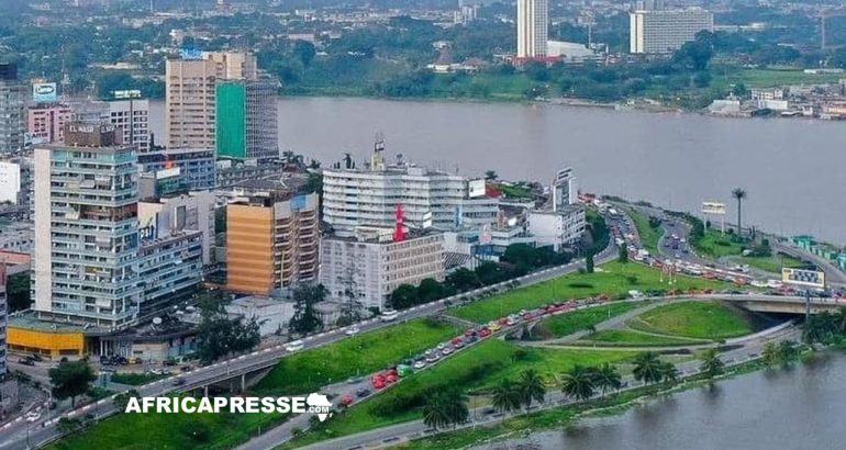 vue de la ville d'Abidjan