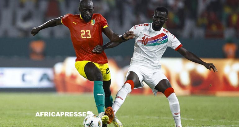 CAN 2023 Guinée vs Gambie