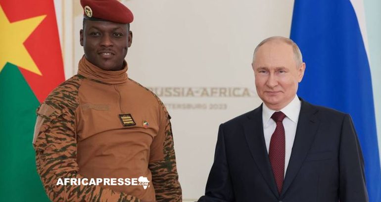 Ibrahim Traore et Vladimir Poutine