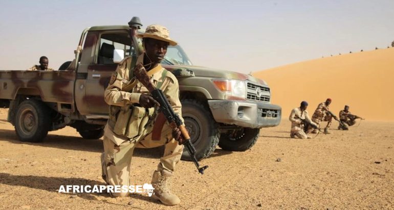Un soldat de l'armée tchadienne