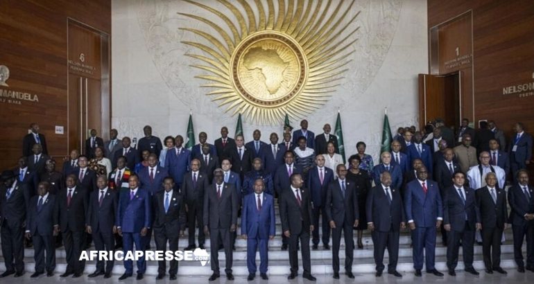 Les chefs d'Etat et de gouvernement des pays membres de l'Union africaine - 37e sommet de UA