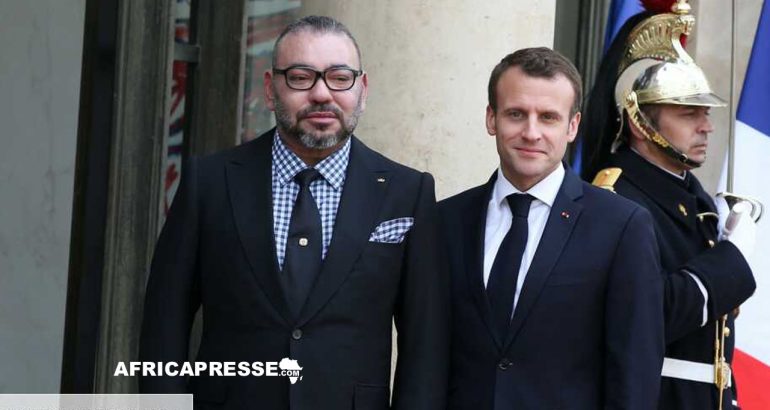 Mohammed VI et Emmanuel Macron