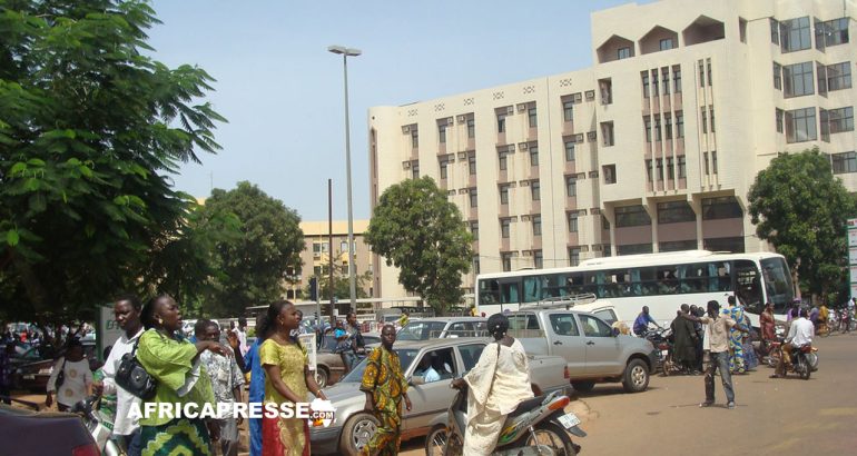 Une vue de Bamako au Mali