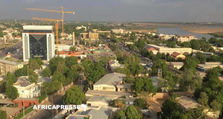 Une vue de Djamena au Tchad