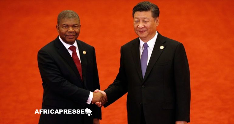 Joao Lourenco et Xi Jinping