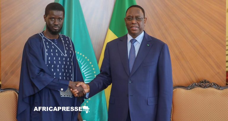 Sénégal: Macky Sall a reçu Diomaye Faye et Ousmane Sonko [Photos]