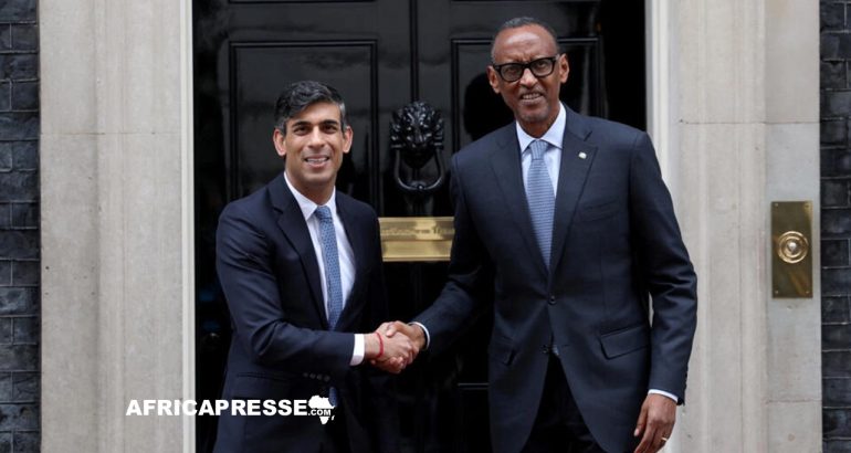 Rishi Shunak et Paul Kagame