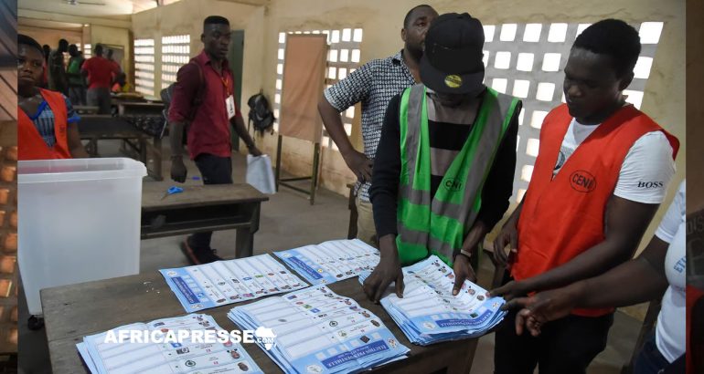bureau de vote de Lome togo