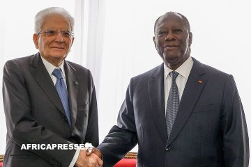 Le président italien Sergio Mattarella en visite à Abidjan veut renforcer le partenariat avec la Côte d’Ivoire