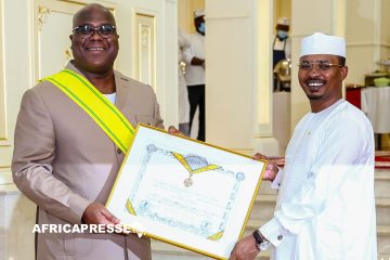 Félix Tshisekedi honoré au Tchad pour son rôle clé dans la transition politique
