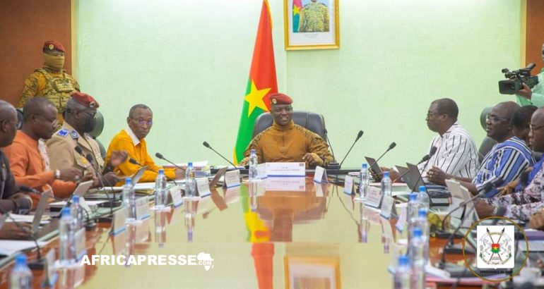 Ibrahim Traoré conseil des ministres