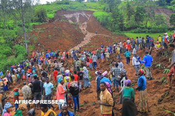 Éthiopie : Un glissement de terrain fait 229 morts dans le sud du pays