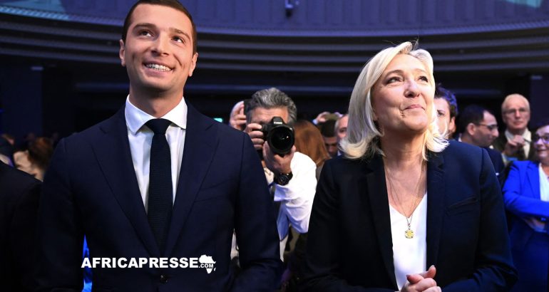 Jordan Bardella et Marine Le Pen