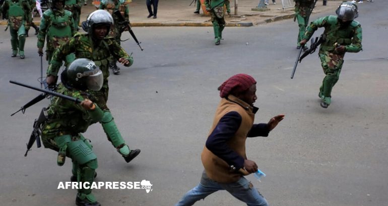 kenya - manifestation contre le gouvernement du président William Ruto